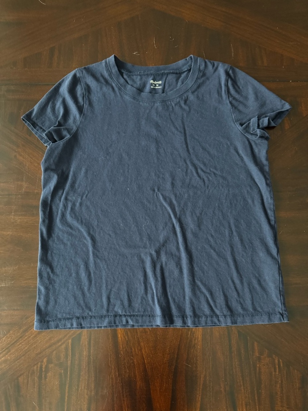 Madewell Northside Vintage Tee Size Medium Black Crewneck Cotton Basic - Picture 3 of 7